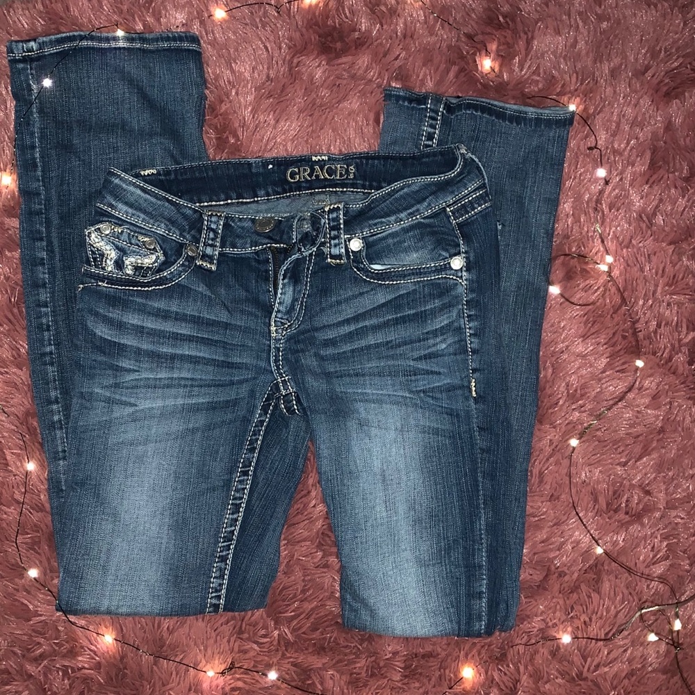Grace in La bootcut jeans
